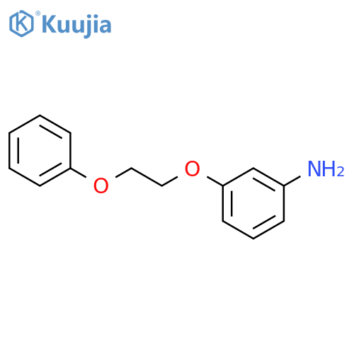 3-(2-Phenoxyethoxy)aniline structure