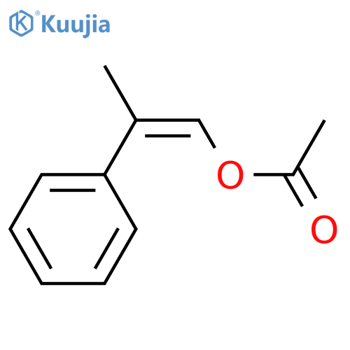 1-Propen-1-ol,2-phenyl-, 1-acetate structure