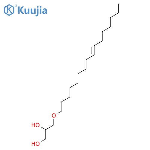 1,2-Propanediol, 3-(9-hexadecenyloxy)- structure