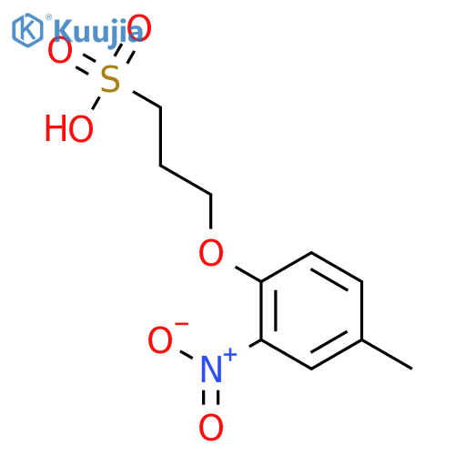 1-Propanesulfonic acid,3-(4-methyl-2-nitrophenoxy)- structure