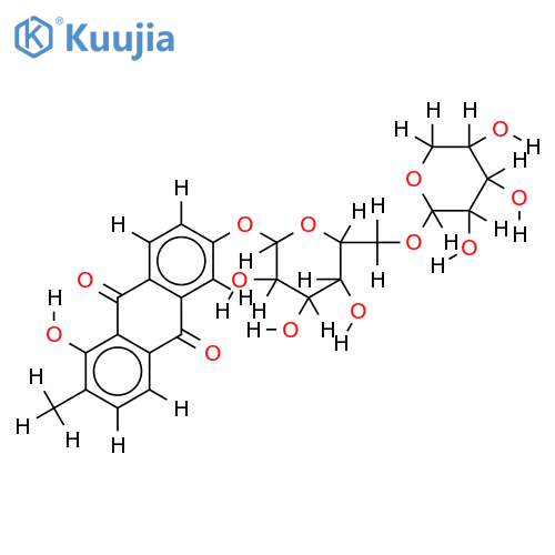 6-O-beta-Primeveroside-Soranjidiol structure