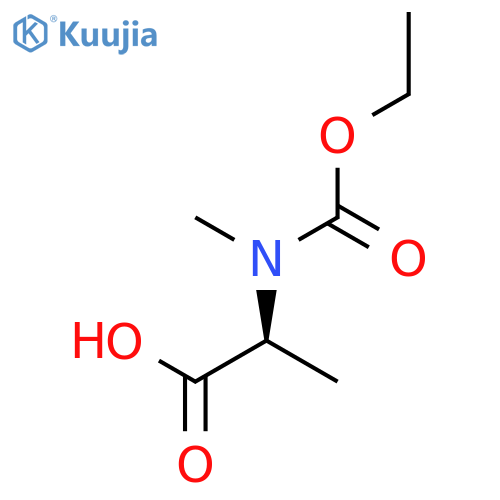 L-ALANINE, N-(ETHOXYCARBONYL)-N-METHYL- structure
