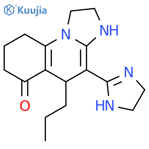 Imidazo[1,2-a]quinolin-6(1H)-one,4-(4,5-dihydro-1H-imidazol-2-yl)-2,3,5,7,8,9-hexahydro-5-propyl- structure