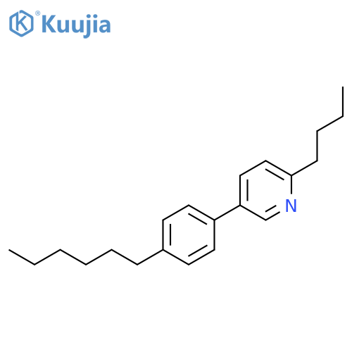 PYRIDINE, 2-BUTYL-5-(4-HEXYLPHENYL)- structure