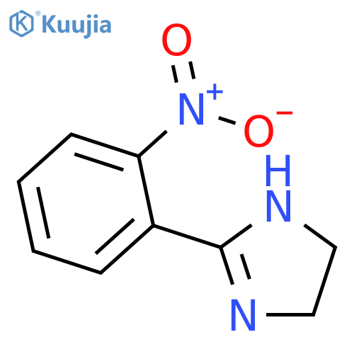 1H-IMIDAZOLE, 4,5-DIHYDRO-2-(2-NITROPHENYL)- structure