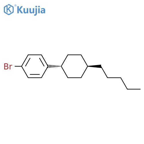 1-Bromo-4-(trans-4-pentylcyclohexyl)benzene structure