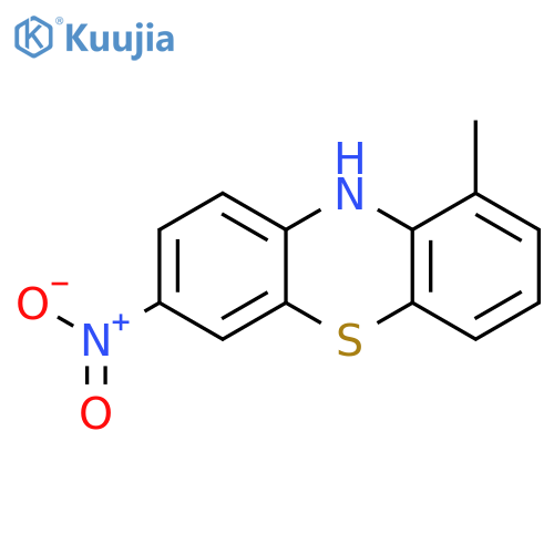 10H-Phenothiazine, 1-methyl-7-nitro- structure