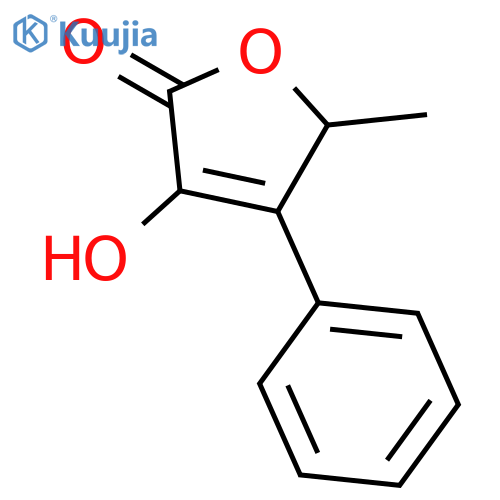 2(5H)-Furanone, 3-hydroxy-5-methyl-4-phenyl- structure