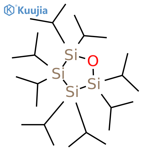 Oxatetrasilacyclopentane, octakis(1-methylethyl)- structure