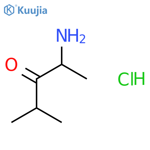 3-Pentanone, 2-amino-4-methyl-, hydrochloride structure