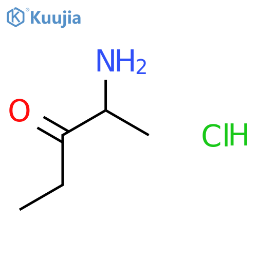 2-Aminopentan-3-one Hydrochloride structure