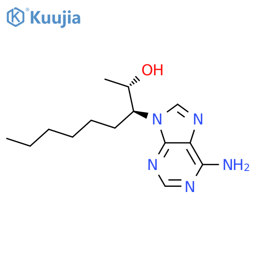 9H-Purine-9-ethanol, 6-amino-beta-hexyl-alpha-methyl-, (S-(R*,R*))- structure