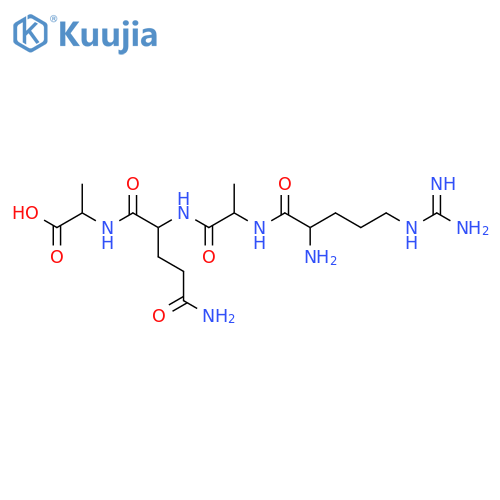 L-Alanine, L-arginyl-L-alanyl-L-glutaminyl- structure