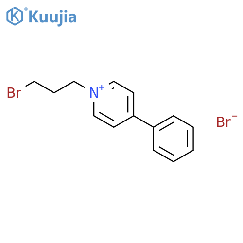 Pyridinium, 1-(3-bromopropyl)-4-phenyl-, bromide structure