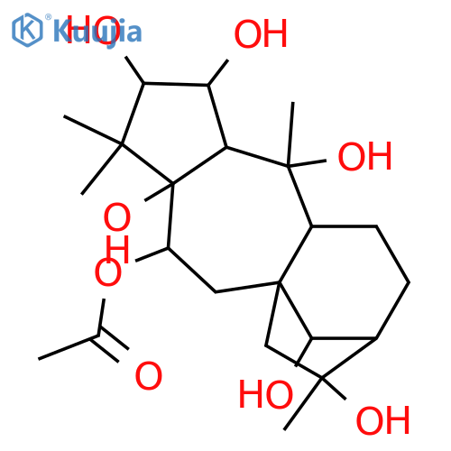 2,3,5,6,10,14,16-Grayanotoxaneheptol; (1α,2α,3β,5β,6β,9β,10α,14β,16α)-form, 6-Ac structure
