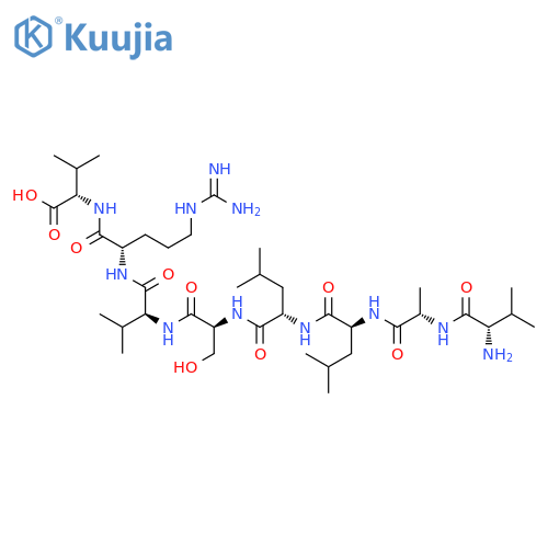 L-Valine, L-valyl-L-alanyl-L-leucyl-L-leucyl-L-seryl-L-valyl-L-arginyl- structure