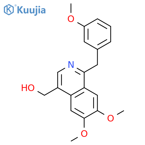 4-ISOQUINOLINEMETHANOL, 6,7-DIMETHOXY-1-[(3-METHOXYPHENYL)METHYL]- structure