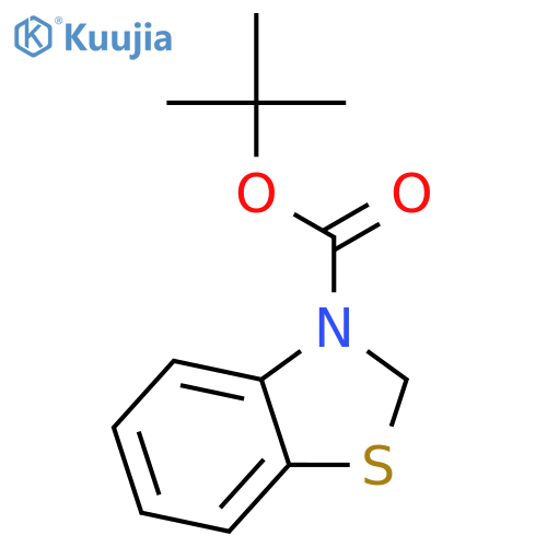 3(2H)-Benzothiazolecarboxylic acid, 1,1-dimethylethyl ester structure