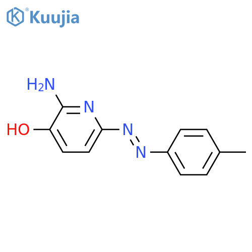 3-Pyridinol,2-amino-6-[2-(4-methylphenyl)diazenyl]- structure