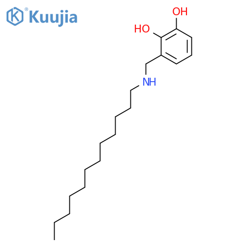 1,2-Benzenediol, 3-[(dodecylamino)methyl]- structure