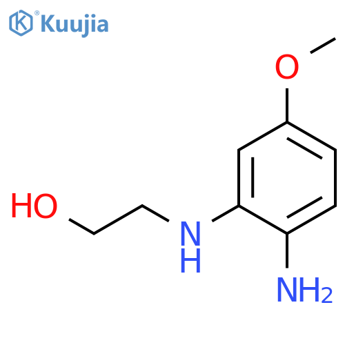 N-(2-hydroxyethyl)-5-methoxy-2-aminoaniline structure