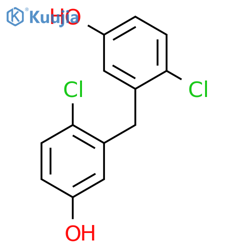Phenol, 3,3'-methylenebis[4-chloro- structure