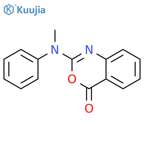 4H-3,1-BENZOXAZIN-4-ONE, 2-(METHYLPHENYLAMINO)- structure