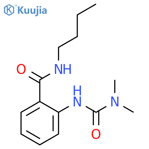 Benzamide, N-butyl-2-[[(dimethylamino)carbonyl]amino]- structure