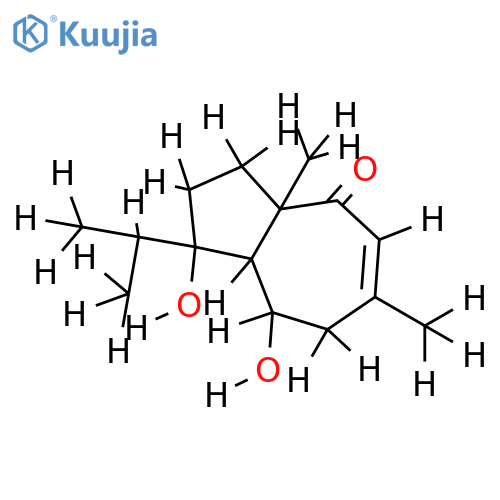 4beta,6alpha-dihydroxydauc-8-ene-10-one structure