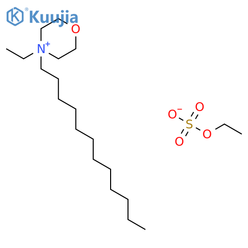 4-Dodecyl-4-ethylmorpholinium ethyl sulphate structure