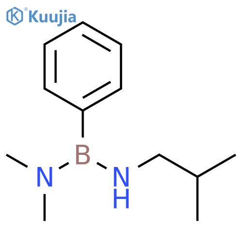 Boranediamine, N,N-dimethyl-N'-(2-methylpropyl)-1-phenyl- structure