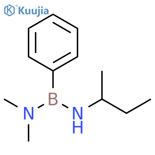 Boranediamine, N,N-dimethyl-N'-(1-methylpropyl)-1-phenyl- structure