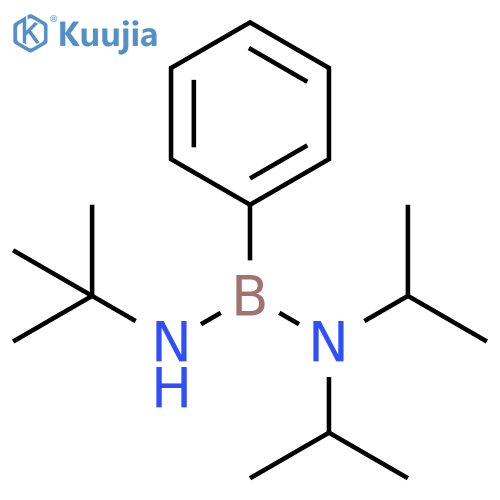 Boranediamine, N'-(1,1-dimethylethyl)-N,N-bis(1-methylethyl)-1-phenyl- structure