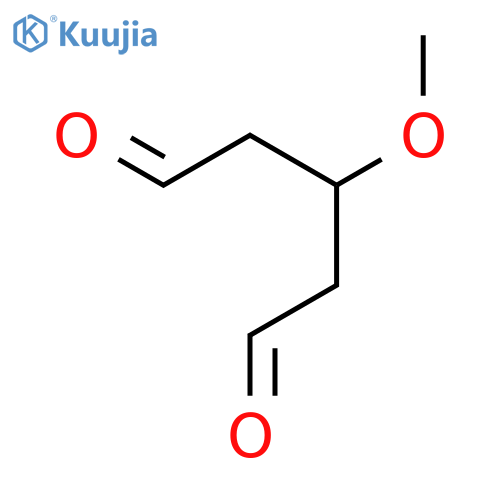 Pentanedial, 3-methoxy- structure