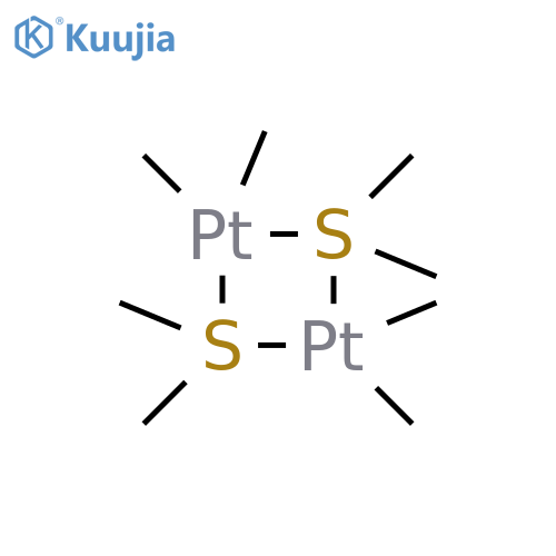 Tetramethylbis(μ-dimethyl sulfide)diplatinum structure