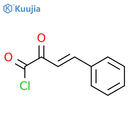 3-Butenoyl chloride, 2-oxo-4-phenyl- structure