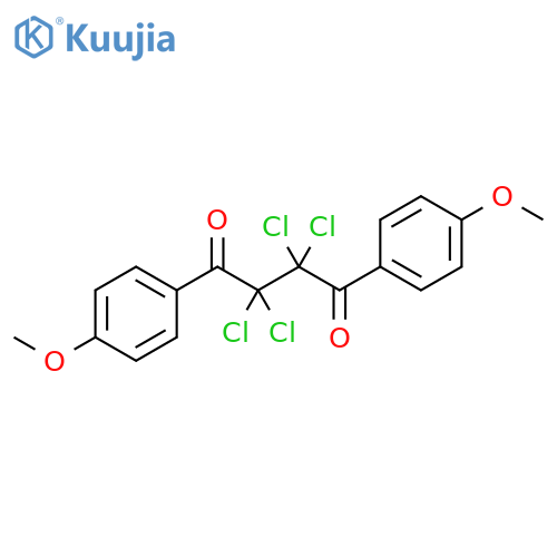 1,4-Butanedione, 2,2,3,3-tetrachloro-1,4-bis(4-methoxyphenyl)- structure