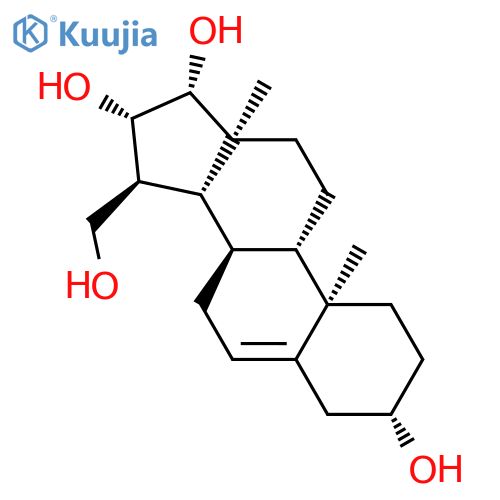 Androst-5-ene-3,16,17-triol, 15-(hydroxymethyl)-, (3b,15a,16b,17b)- structure