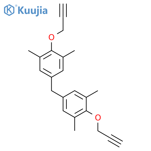 Benzene, 1,1'-methylenebis[3,5-dimethyl-4-(2-propynyloxy)- structure