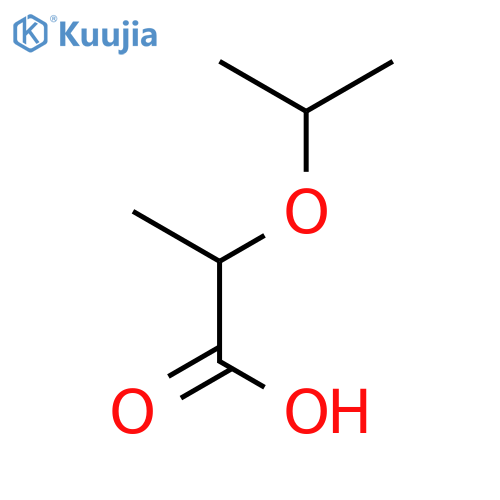 2-Isopropoxypropanoic acid structure
