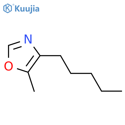 4,5-Dialkyloxazoles; 5-Methyl-4-pentyloxazole structure
