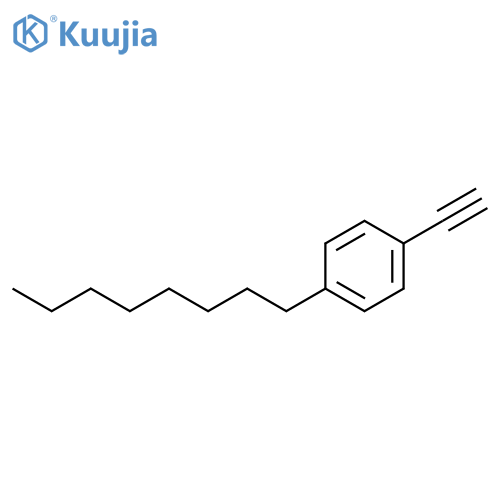 1-Eth-1-ynyl-4-(octyl)benzene structure