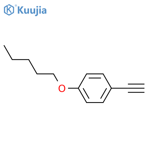 1-Eth-1-ynyl-4-(pentyloxy)benzene structure