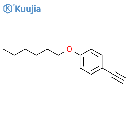 Benzene,1-ethynyl-4-(hexyloxy)- structure
