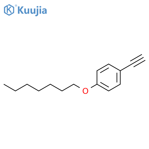Benzene,1-ethynyl-4-(heptyloxy)- structure