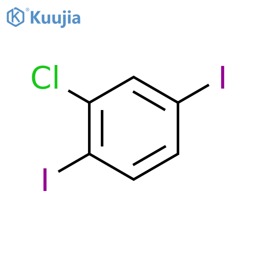 Benzene,2-chloro-1,4-diiodo- structure