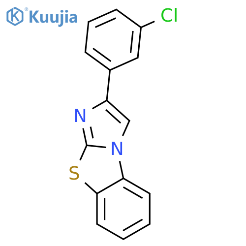 Imidazo[2,1-b]benzothiazole, 2-(3-chlorophenyl)- structure