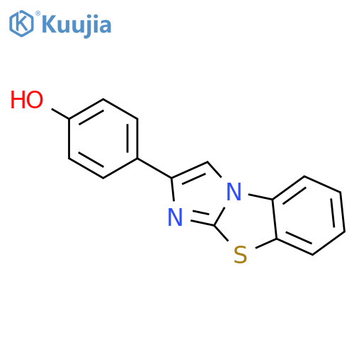 PHENOL, 4-IMIDAZO[2,1-B]BENZOTHIAZOL-2-YL- structure