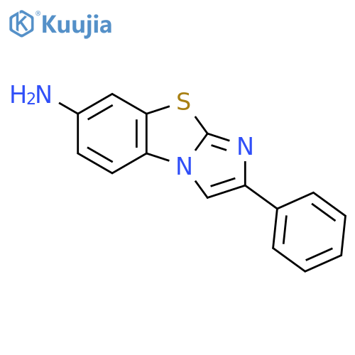 Imidazo[2,1-b]benzothiazol-7-amine, 2-phenyl- structure