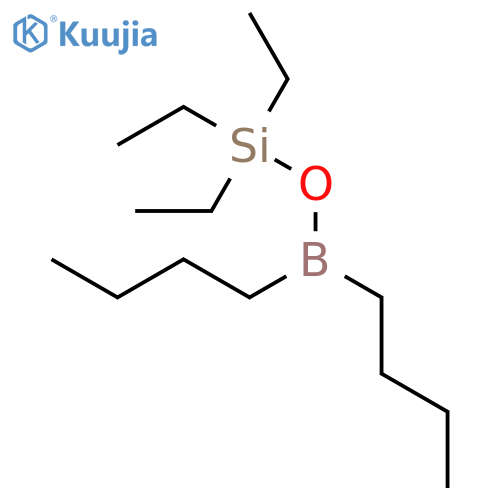 Borinic acid, dibutyl-, triethylsilyl ester structure